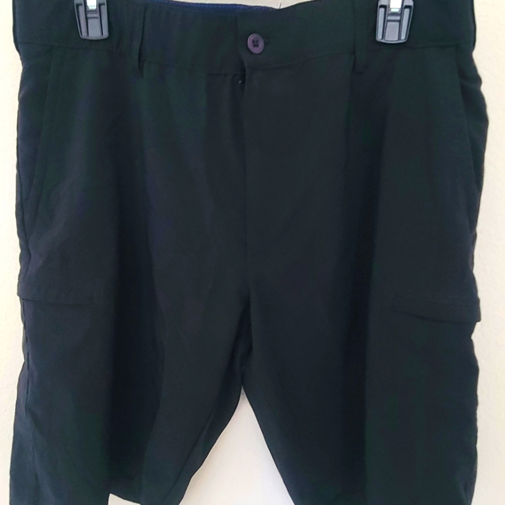 Black Cargo Shorts Dry Fit